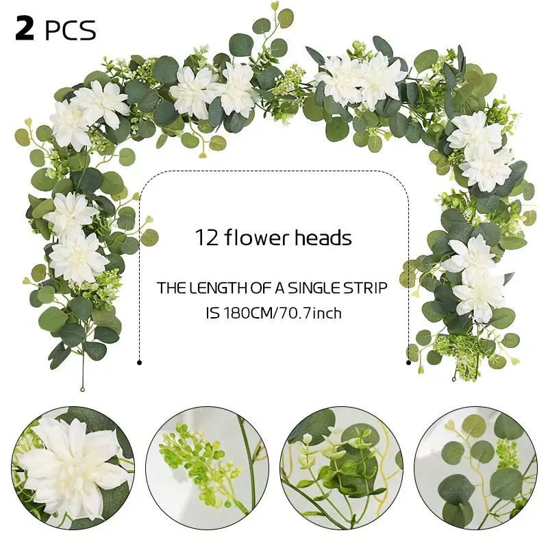 Artificial Vine Eucalyptus Leaves for Vineyard Inspired Events