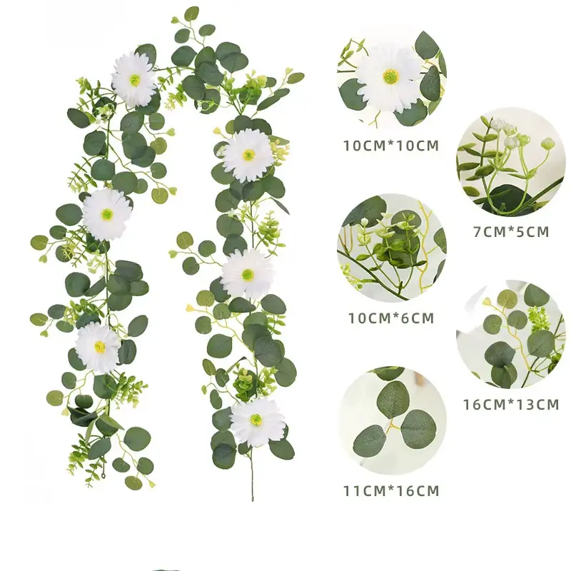 Artificial Vine Eucalyptus Leaves for Vineyard Inspired Events