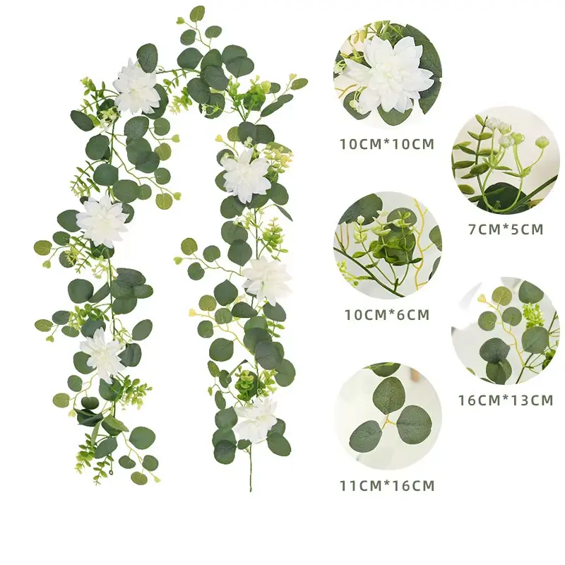 Artificial Vine Eucalyptus Leaves for Vineyard Inspired Events