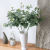 Ornamental Artificial Bush Plant Plastic Small Grass Artificial Eucalyptus Leaf