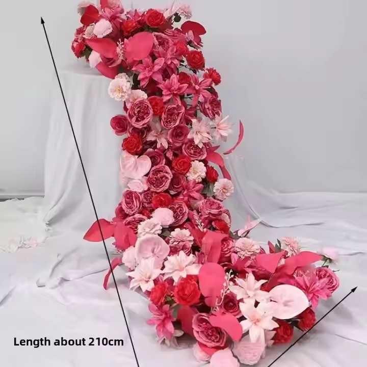 Rose Waterfall Display Artificial Flowers for Wedding