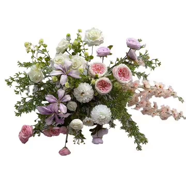 Simulated Forest Pink Purple Arrangement Wedding Decoration Flower