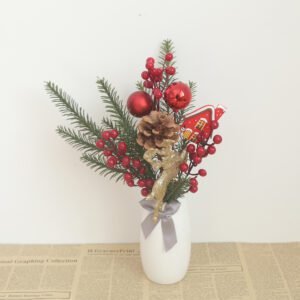 Christmas pinecone decoration for Living room furniture decoration