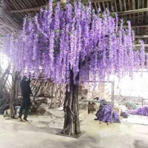 Artificial Wisteria Flower Tree and bean flower tree